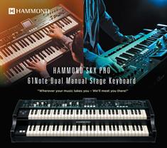 Hammond SKX PRO. 2x61 keys brochure front