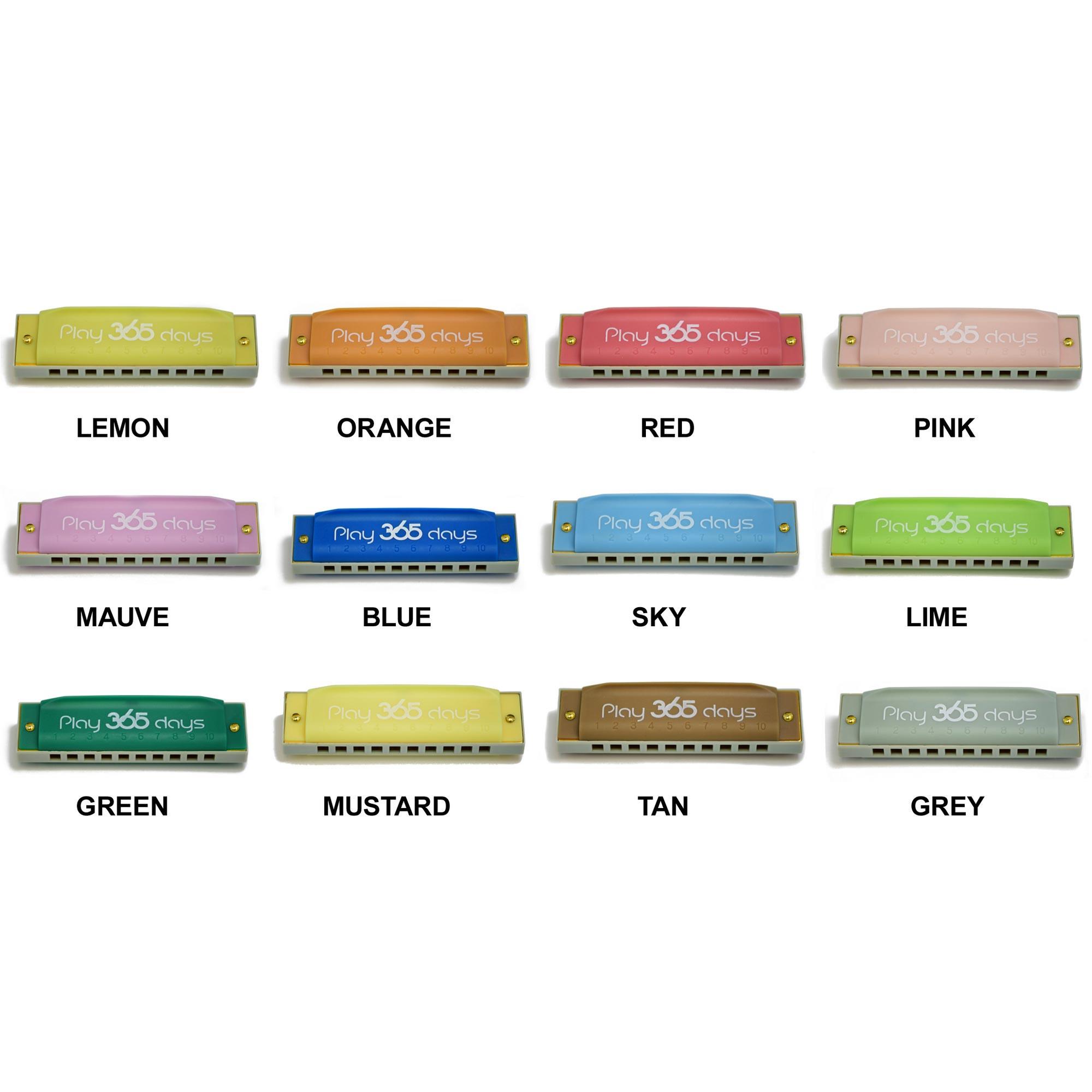 Suzuki harmonica Play 365 days serie 12 pcs. package. High quality