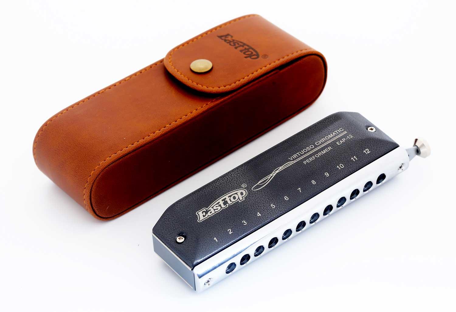 Easttop Chromatic Harmonica EAP12 12 hole key C