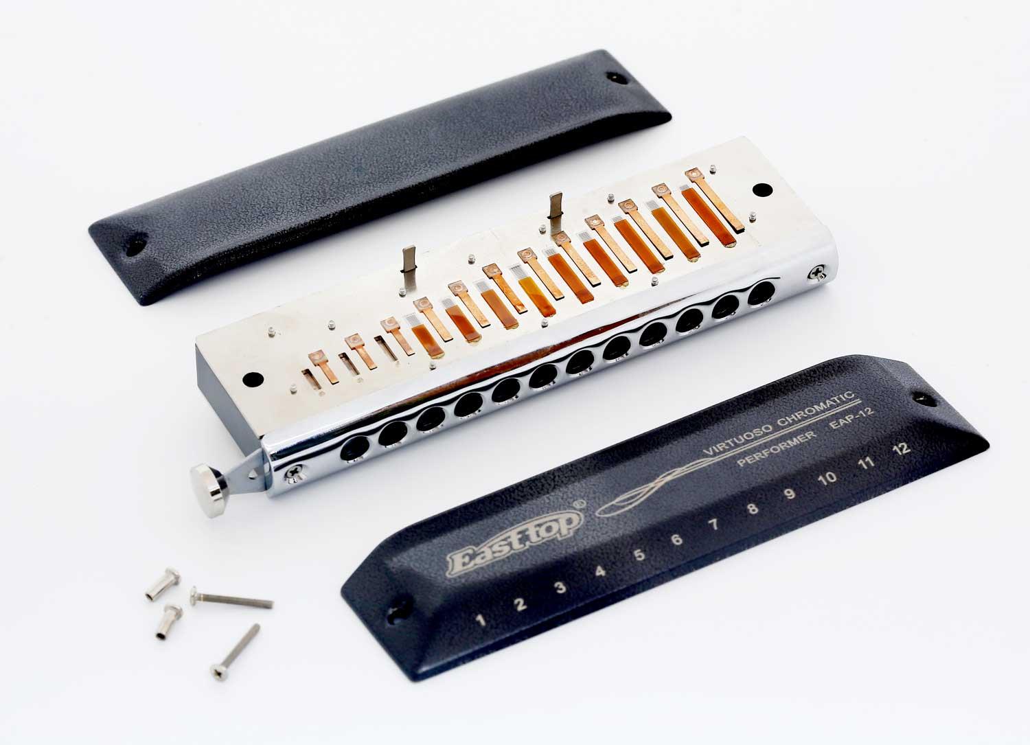 Easttop Chromatic Harmonica EAP12 12 hole key C