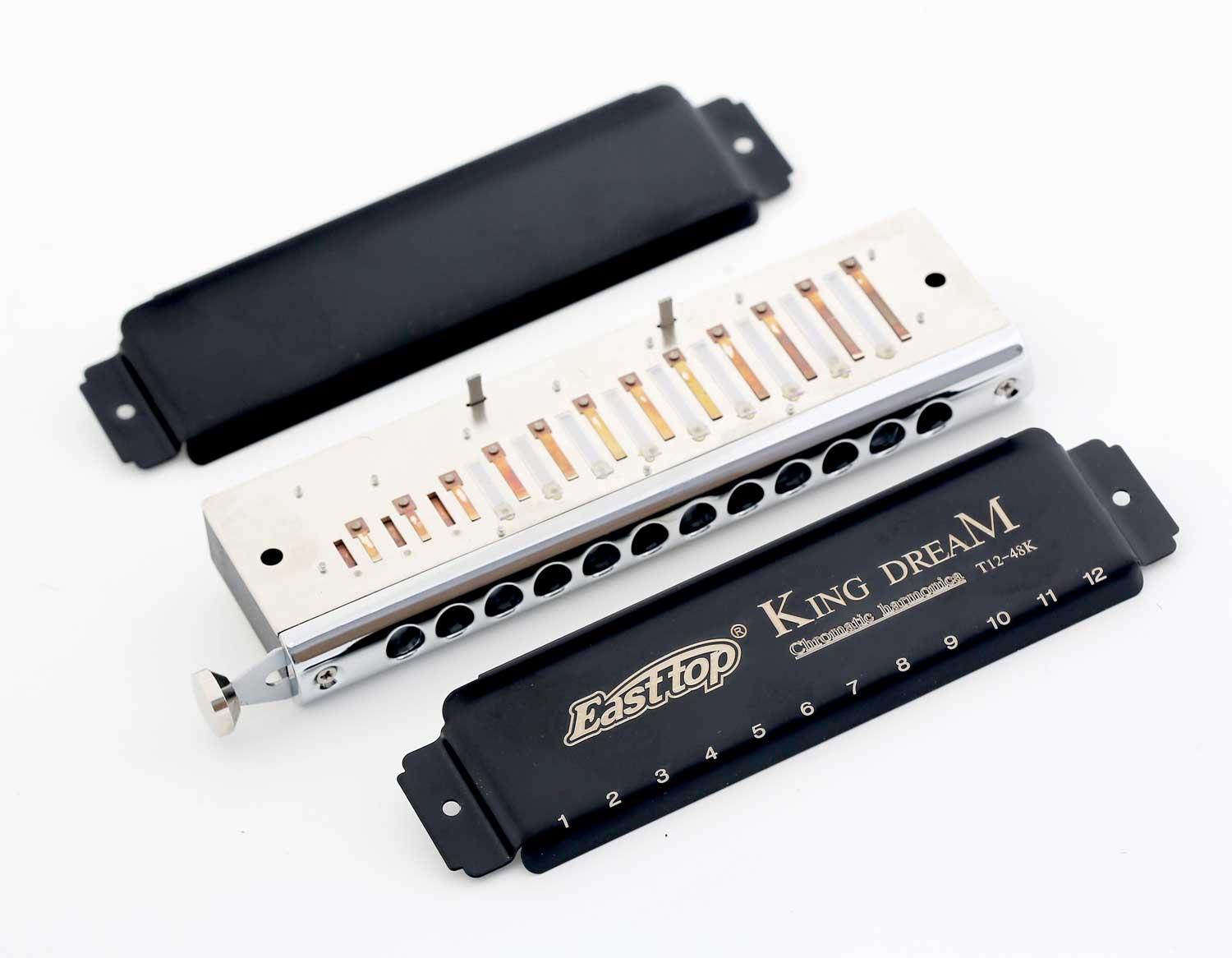 Easttop Chromatic Harmonica T1248K King Dream 12 hole