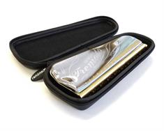 Suzuki SCT-128C Tremolo Chromatic harmonica open case