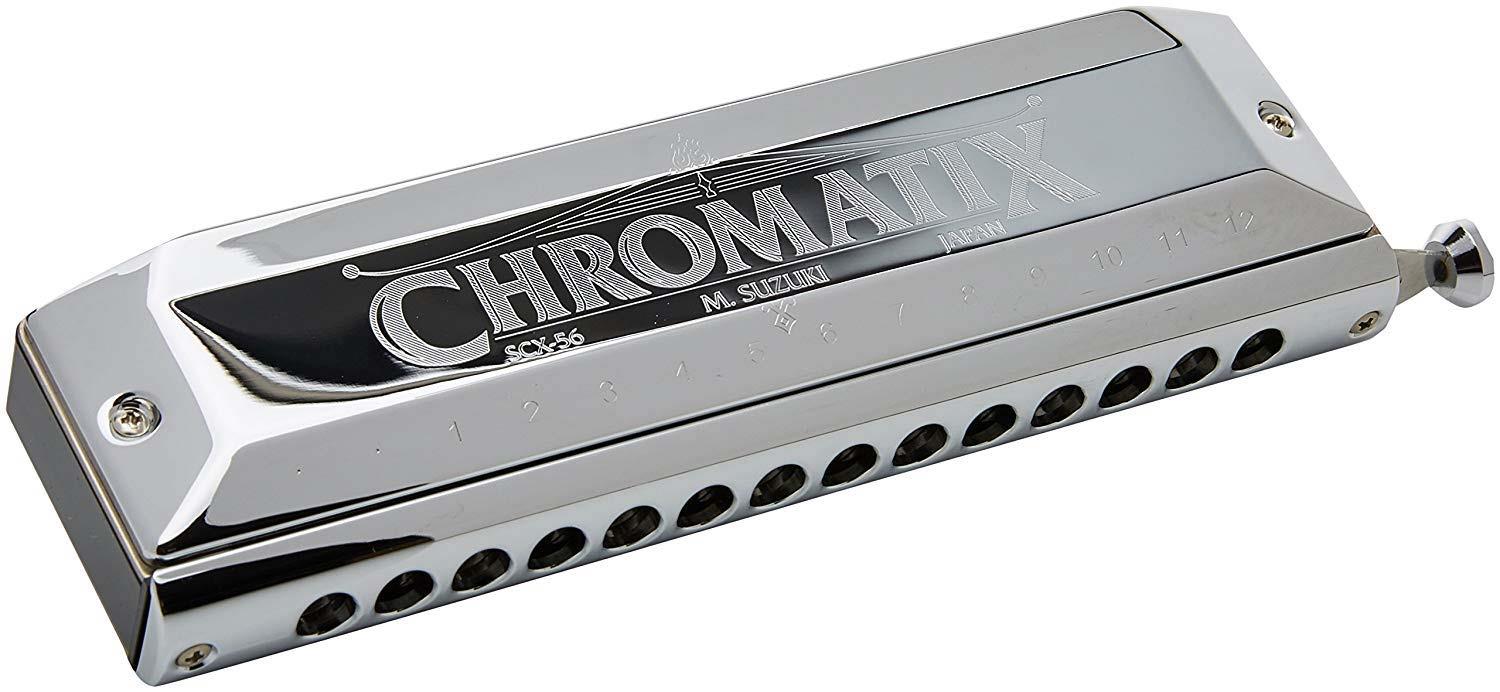 Suzuki Chromatic Harmonica SCX56 Chromatic Key C
