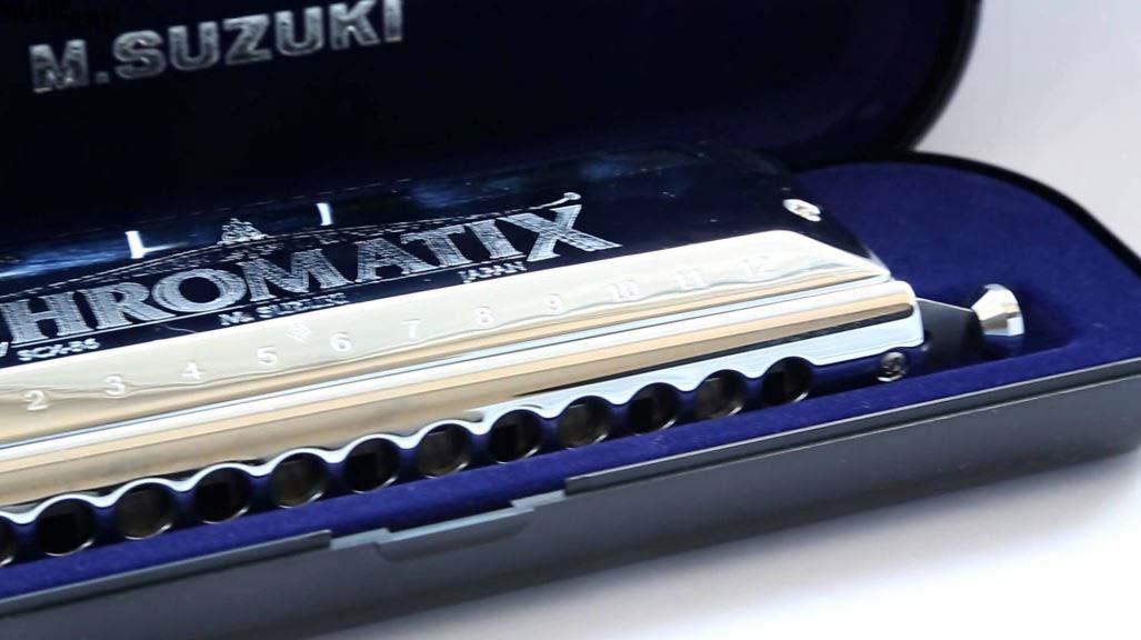 Suzuki Chromatic Harmonica SCX56 Chromatic Key C