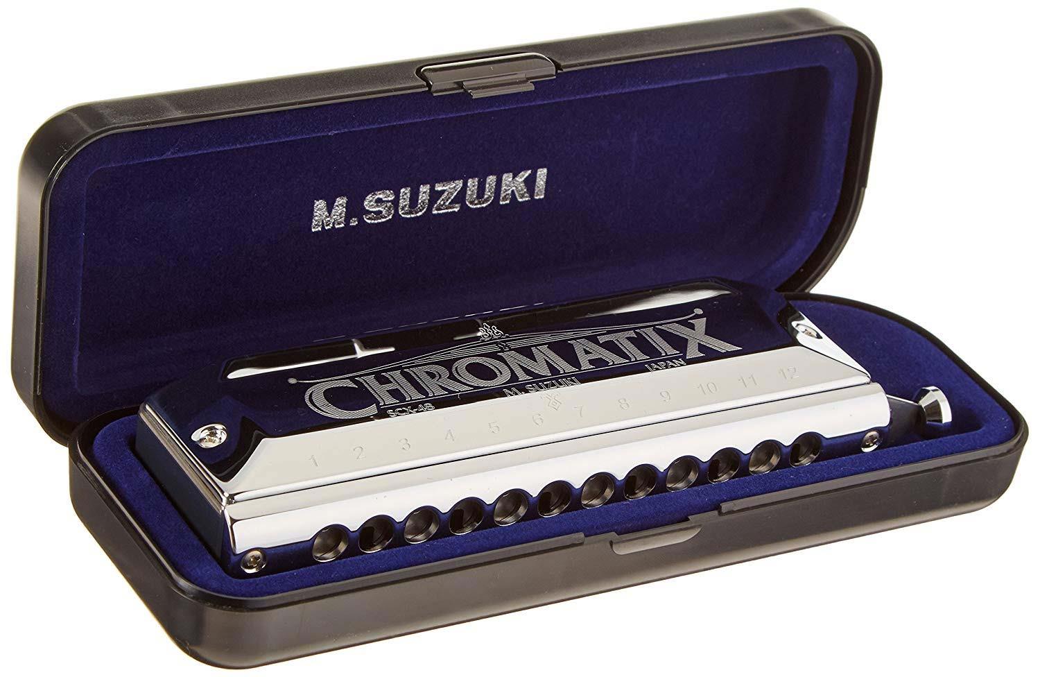 Suzuki Chromatic Harmonica SCX48 Chromatic Key G
